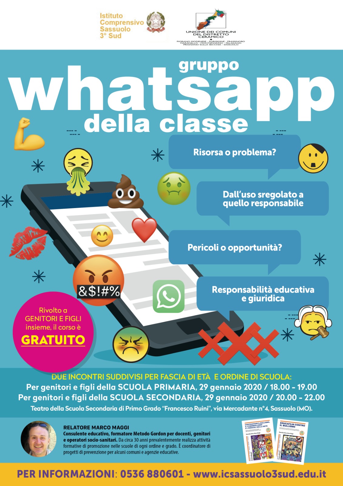 Gruppo Whatsapp Della Classe Evento Per Genitori E Bambini Istituto Comprensivo Sassuolo 3 Sud